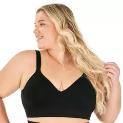 Sutiã Zee Rucci Plus Size Comfort Duplo com Bojo Sem Costuras - loja online