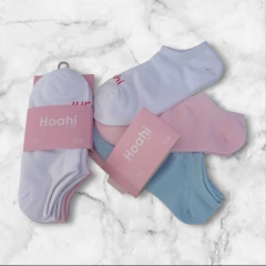 Kit Com 6 Meias Soquete Invisivel Algodão Hoahi 33/38