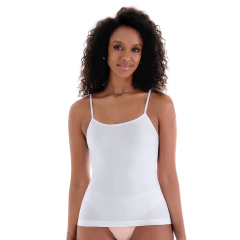 Camiseta Regata Básica Sem Costura Microfibra Zee Rucci - Tenda das Cuecas - Meias e Pijamas