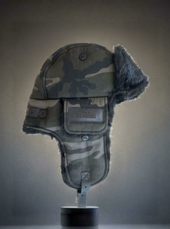 Gorro Aviador - Camping (correas negras) - comprar online