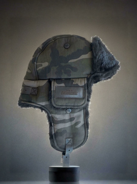 Gorro Aviador - Camping (correas negras) - comprar online