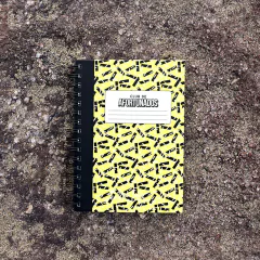 Cuaderno de Notas Amarillo Oscuro