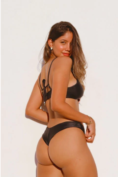 Biquini Jeri Dupla Face - Preto com Rosê - comprar online
