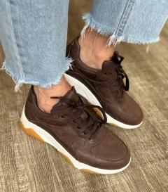 ZAPA WIND CUERO CHOCO - comprar online