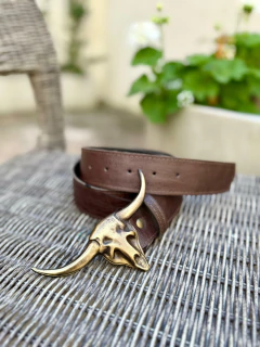 CINTO COW CUERO CHOCO