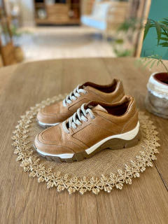 ZAPATILLA MARINA CUERO TOSTADO - comprar online