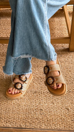 BIRKE THAIS rafia y suela - comprar online