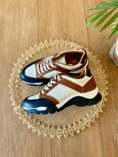 ZAPATILLA MARINA CUERO COMBINADO - comprar online