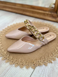 MULE/SLIPER ANNA VAINILLA - comprar online