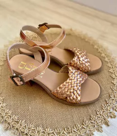 SANDALIA JUSTINA COBRE - comprar online