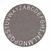 Alfombra Redonda ABC Gris