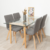 Imagen de Silla Oslo Tapizada Gris Oscuro