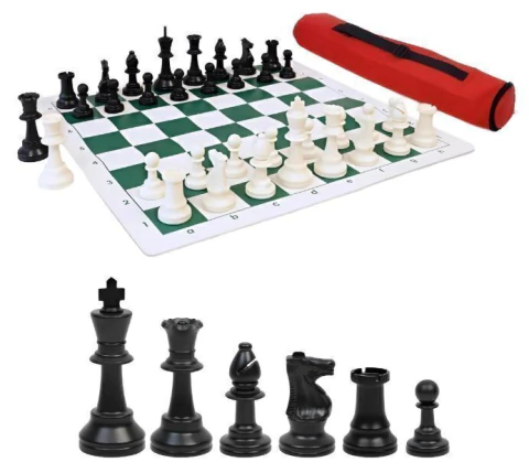 Juego de Ajedrez Profesional con tablero de goma y estuche - comprar online