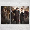 Cuadro Triptico decorativo moderno Peaky Blinders