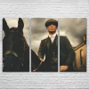 Cuadro Triptico Peaky Blinders 4