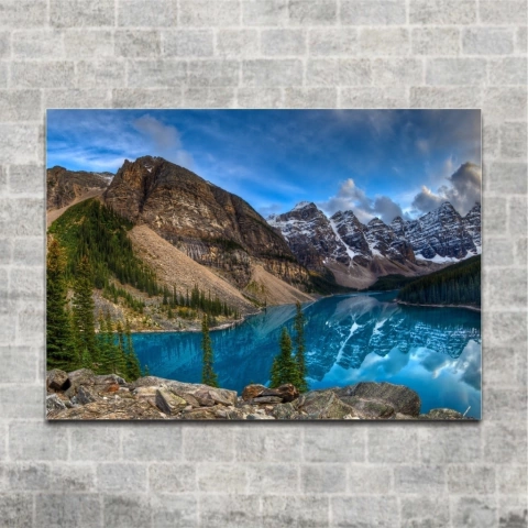 Cuadro 1 Pieza Lago y Monta?a