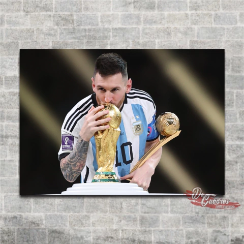 Cuadro 1 Pieza Argentina Campeon del Mundo!! Qatar 2022 1