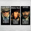 Cuadro Triptico decorativo moderno Peaky Blinders