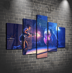 Cuadro Decorativo Poliptico Fortnite  9