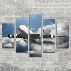 Cuadro Poliptico Avion 10