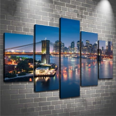 Cuadro Poliptico Brooklyn Bridge