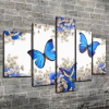 Cuadro Poliptico Mariposas 3