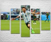 Cuadro Poliptico Messi