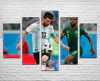 Cuadro Poliptico Messi