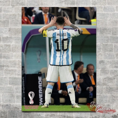 Cuadro 1 Pieza Messi Qatar 2022 2