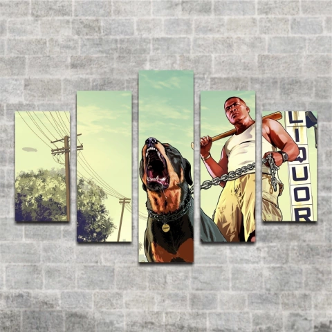 Cuadro Poliptico GTA 5 - 4