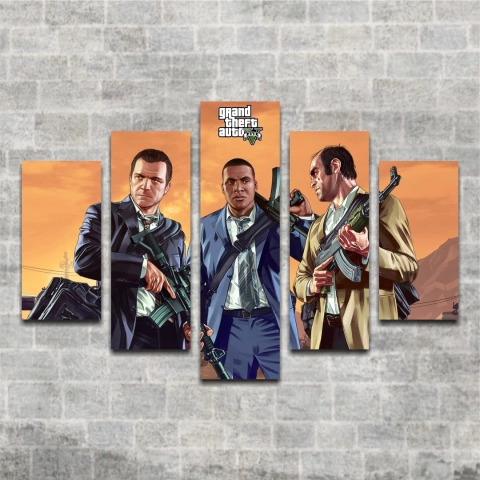 Cuadro Poliptico GTA 5 - 3