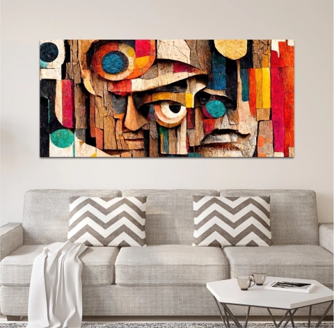 Cuadro 1 Pieza Panoramico Abstracto 3