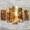 Cuadro Poliptico Paisajes Bosque 1