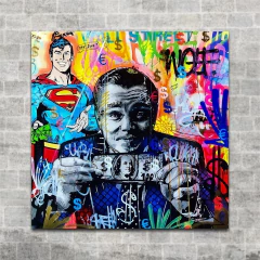 Cuadro 1 Pieza Pop Art Wall Street 1 - comprar online