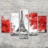 Cuadro Poliptico Torre Eiffel 4