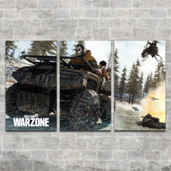 Cuadro Triptico WarZone