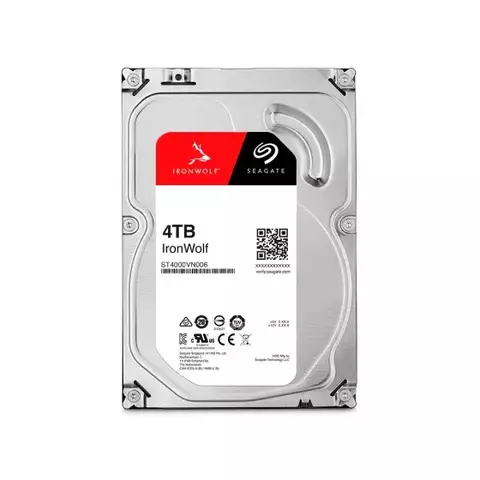 DISCO RÍGIDO HDD SEAGATE IRONWOLF 4TB 5400 256MB - comprar online
