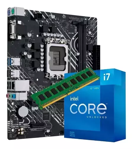 Combo INTEL I7 14700 + MOTHER H610 + 16GB 5600MHZ - comprar online