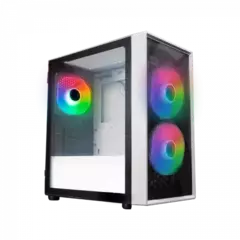 Gabinete Tecware Forge M2 3 fan RGB WHITE MATX
