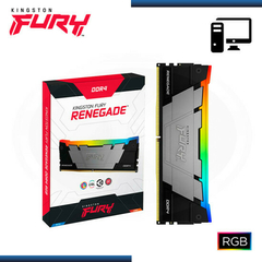 MEMORIA DDR4 KINGSTON 8GB RENEGADE RGB 3200MHZ - comprar online