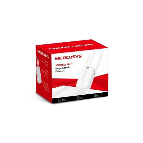 EXTENSOR WIFI REPETIDOR MERCUSYS MW300RE 300MBPS 2.4MHZ - comprar online