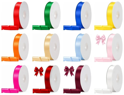 fita de cetim n9 varias cores rolo com 40 metros