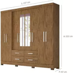 ROUPEIRO MOVAL SAN LORENZO 8 PTS 4 GVS c/ ESPELHO na internet