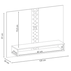 PAINEL SUSPENSO HB FORM - loja online