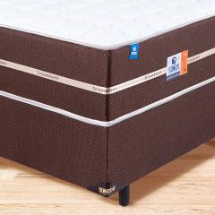 Conjunto Cama Box Queen Size 158cm Requinte com Molas Ensacadas - Sonos na internet