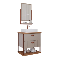 Armário de Banheiro Búzios 60 com Espelho | MGM Móveis - loja online