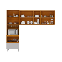 Cozinha Itatiaia Lúmina 3 Módulos 270cm em MDF na internet