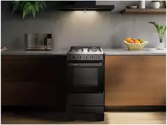 Fogão 4 Bocas Esmaltec Preto Ideal Pop - loja online