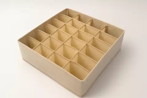 Organizador De Cajón Ropa Interior Plegable De 24 Divisiones