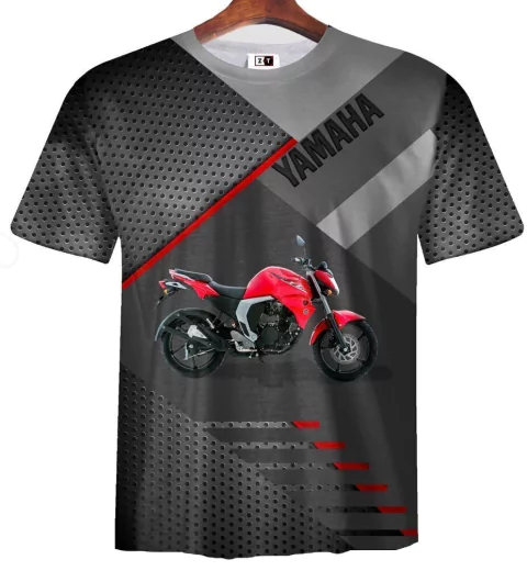 Remera ZT-0370 B - Moto Yamaha 2 Roja